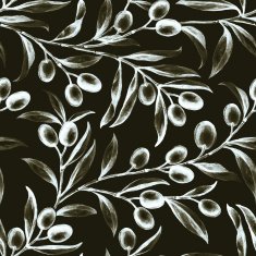 Seamless olive bunch fabric