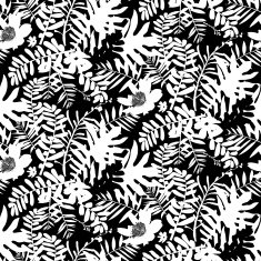 Tropical floral pattern N14