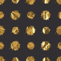Golden blots seamless pattern
