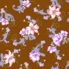 Lily paisley pattern