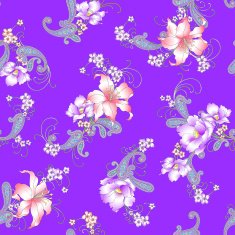 Lily paisley pattern N4