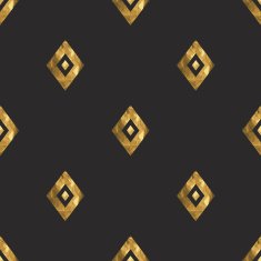 Tribal gold ornament