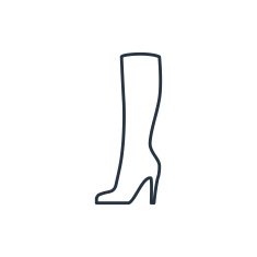 Woman boot icon N5