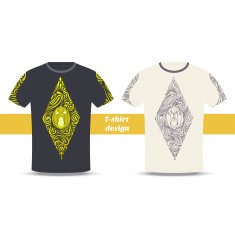 Tshirt Design Abstract Pumpkin One