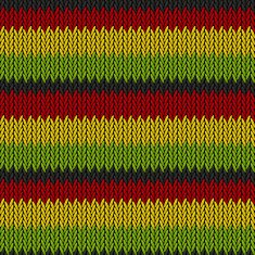 Seamless knitted reggae pattern for Your design N2