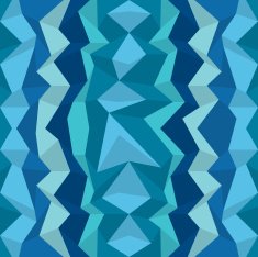 Polygonal blue pattern Zigzag vector background wall paper