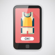 basketball clothing flat icon with long shadow eps10 N7