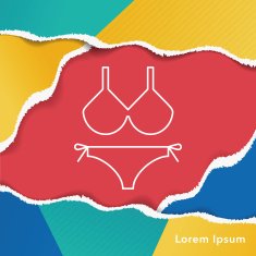 Bikini line icon N2 free image download