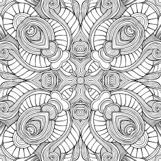Abstract vector tribal ethnic background N23