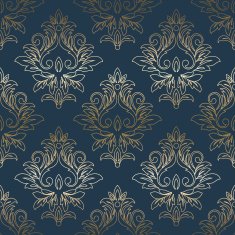 Abstract vintage seamless damask pattern N13