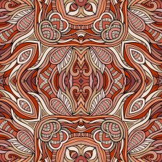 Abstract vector decorative ethnic seamless pattern N9