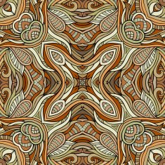 Abstract vector decorative ethnic seamless pattern N10