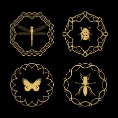 Insects hipster labels