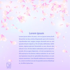Lilac texture with rose purple flowers Vector illustration