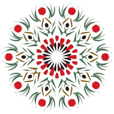Pomegranate Mandala