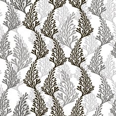 Floral abstract background Vector seamless pattern