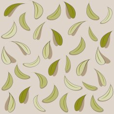 Green leaves seamless background