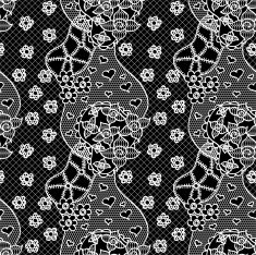 Lace vector fabric seamless pattern N8
