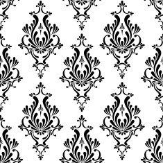 Damask seamless pattern