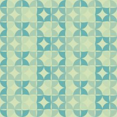 Geometric circle seamless pattern Vector background N3