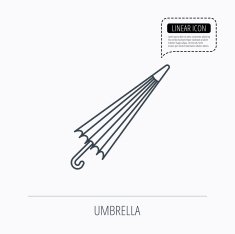 Umbrella icon Water protection sign N5