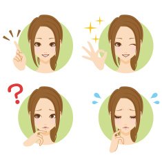 Women face icon N3