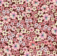 Seamless Vintage Flower Pattern N2