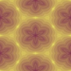 Gold geometric plastic fractal ornament in star shape