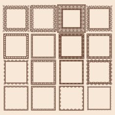 Set of Square Frames