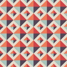 Abstract seamless geometric pattern
