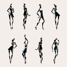 Beautiful Woman Silhouette N6