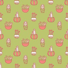 Pattern with cactus N2
