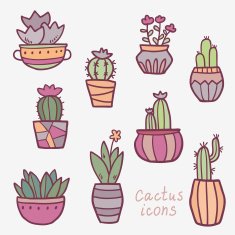 Vector set of cactus N2