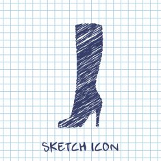 Woman boot icon N6