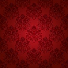 Damask seamless floral pattern