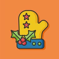 Winter gloves icon N5