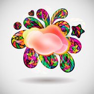 Abstract background with colorful mosaic design elements N2