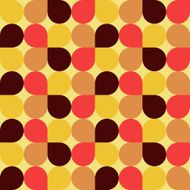 Retro geometric seamless pattern Vector illustration N2