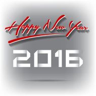 Happy New Year 2016 background Vector illustration EPS