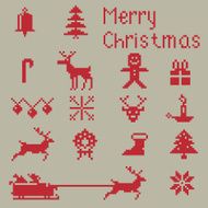 Christmas winter pixels N2