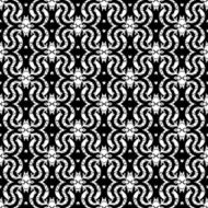 Abstract seamless pattern in black and white N4