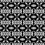Abstract seamless pattern in black and white N5