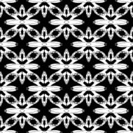 Abstract seamless pattern in black and white N6