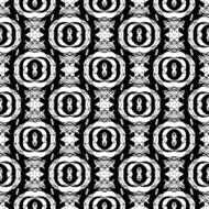 Abstract seamless pattern in black and white N11