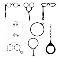 Monocles Pince-Nez Lorgnette