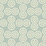 Abstract circles pattern Geometric vector ornament Retro fabri