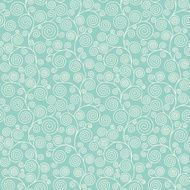 Seamless pattern with curvy spirals