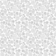 Seamless pattern with curvy spirals N2