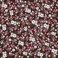 Seamless Vintage Flower Pattern N6