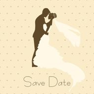 Bride And Groom in Vintage Style N2